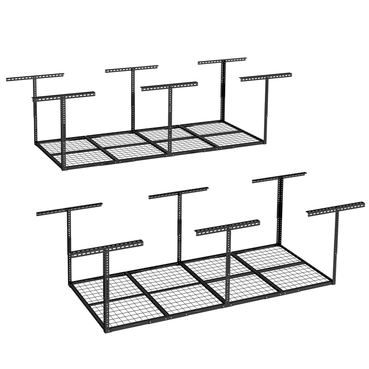 Adjustable 4x8 Overhead Garage Storage Rack System