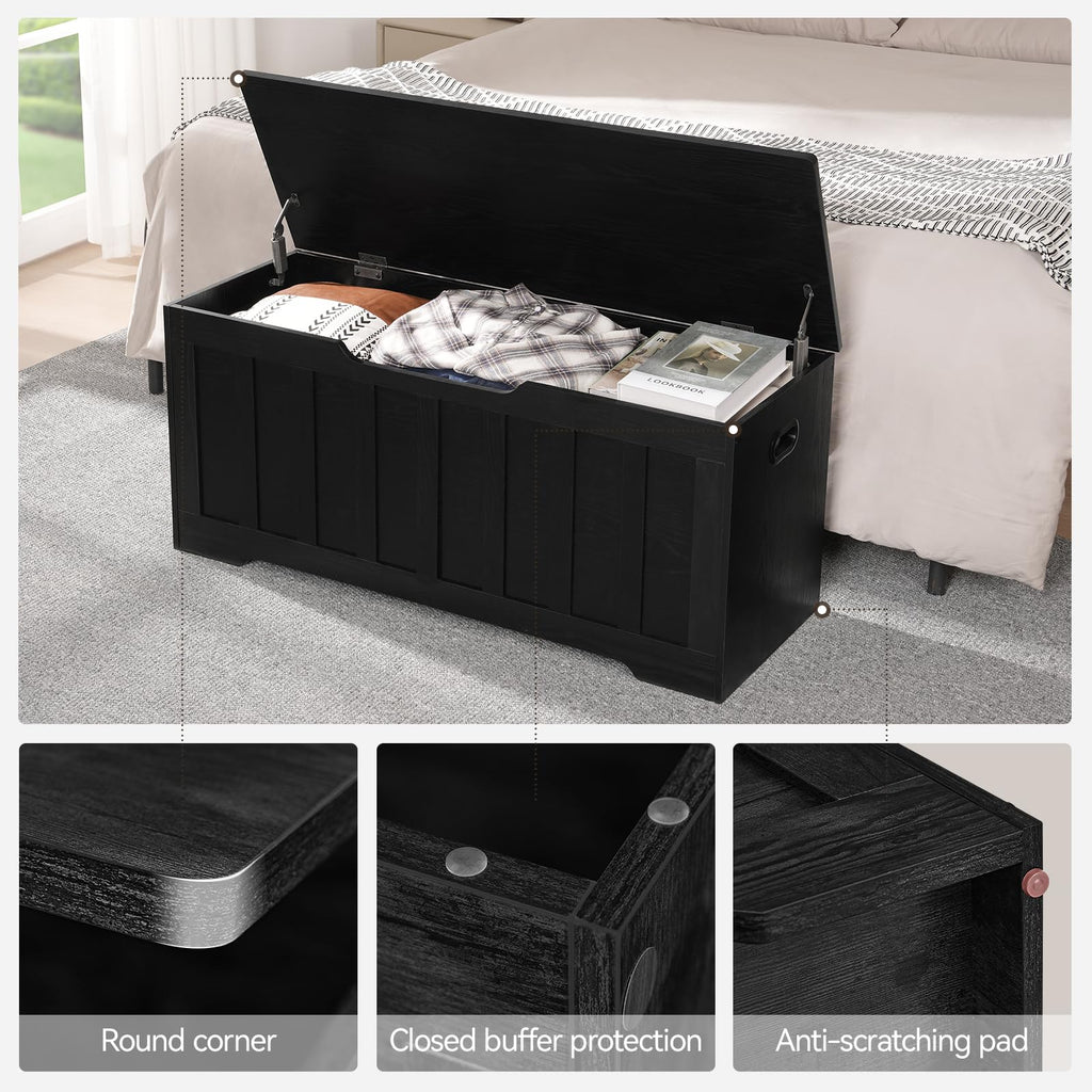 Modern Storage Chest with Spacious Hidden Storage Compartment