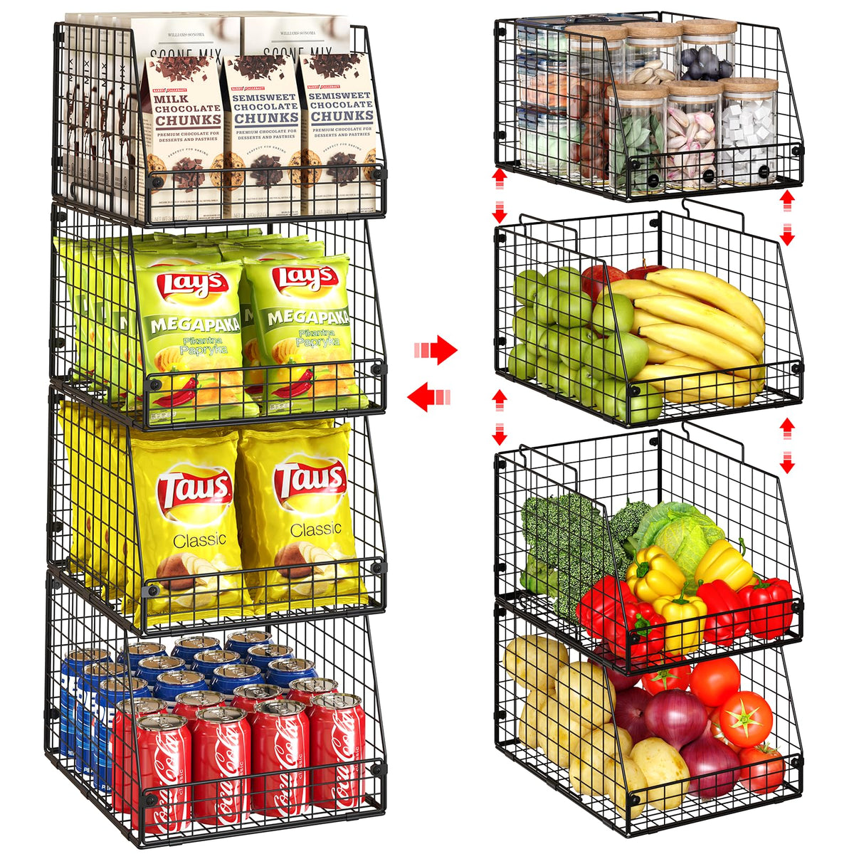 Stackable Wire Baskets 20260818