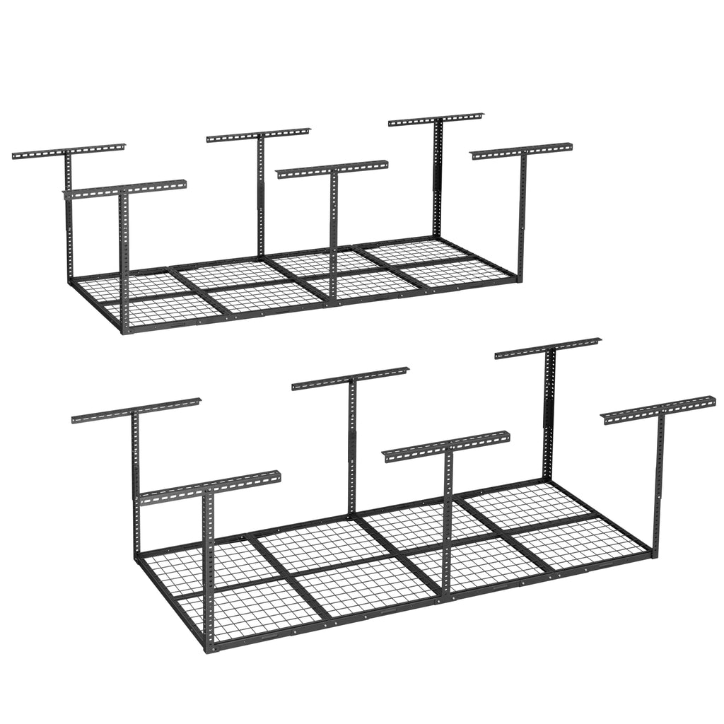 Adjustable 4x8 Overhead Garage Storage Rack System
