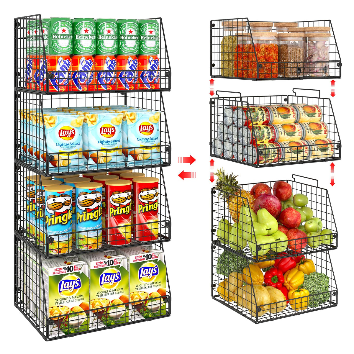 Stackable Wire Baskets 20260818