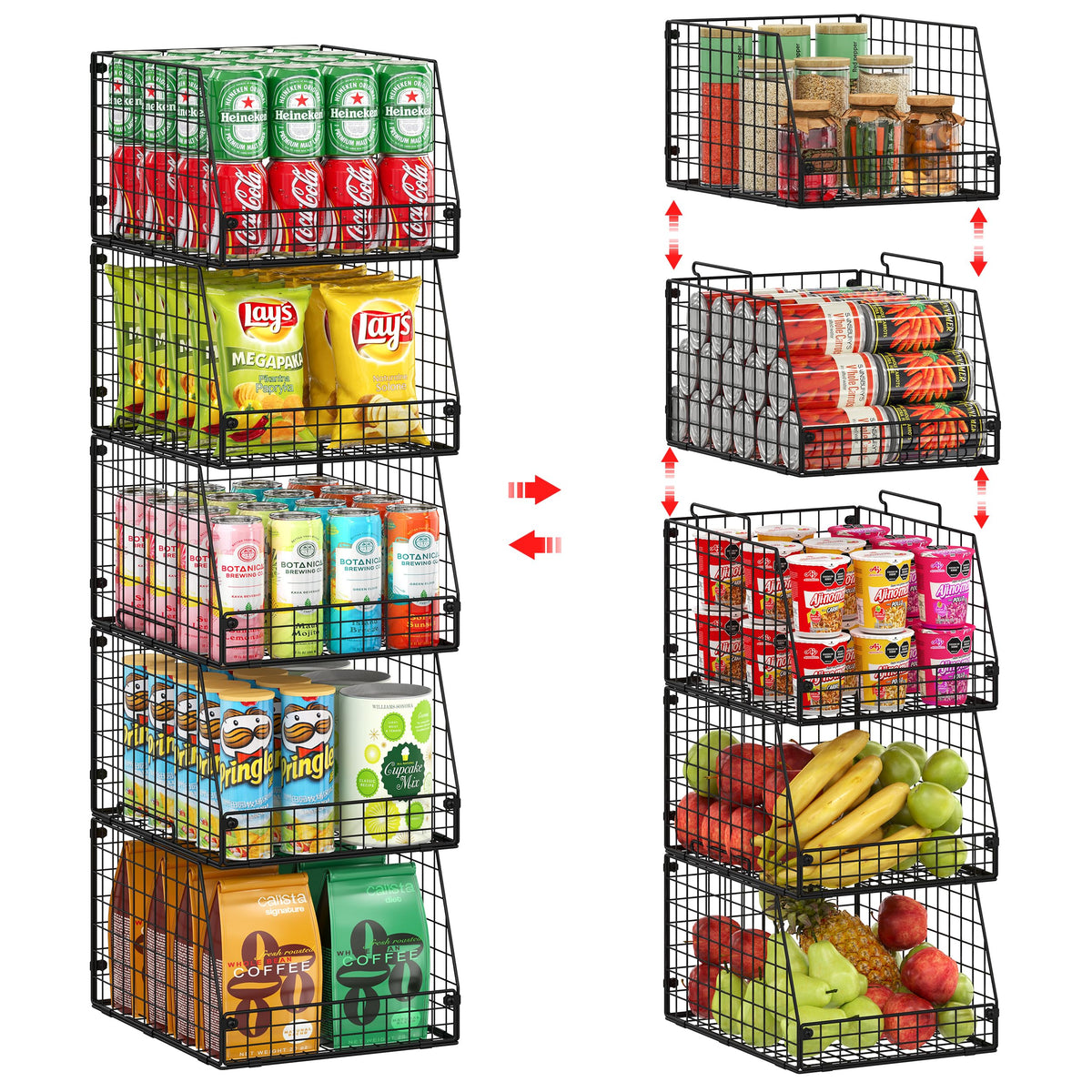 Stackable Wire Baskets 20260818