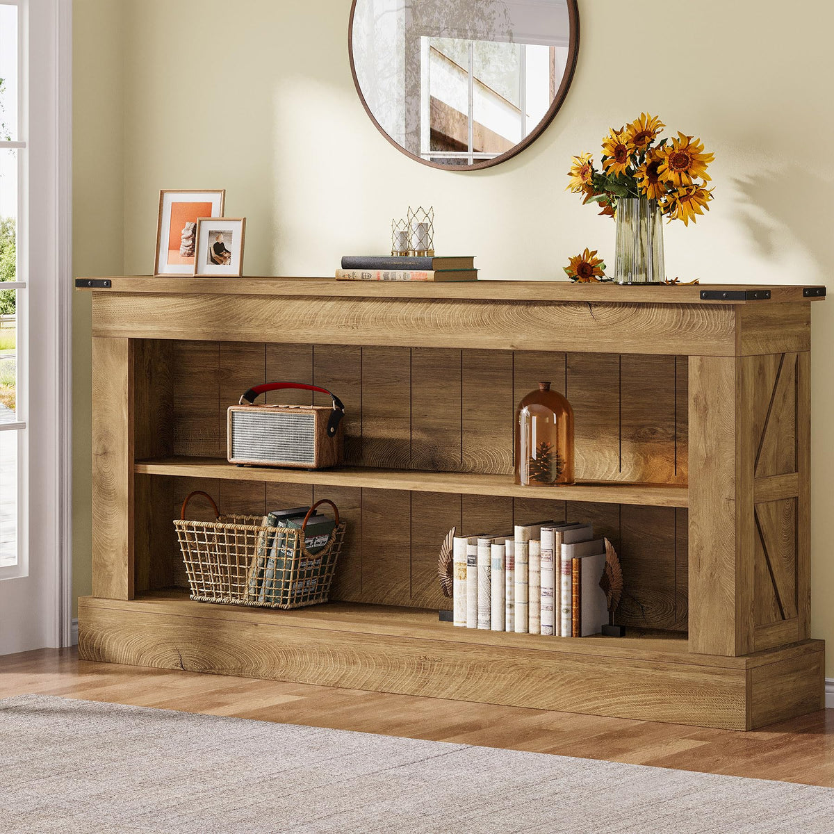 63-Inch Modern Console Table for Entryway & Living Room